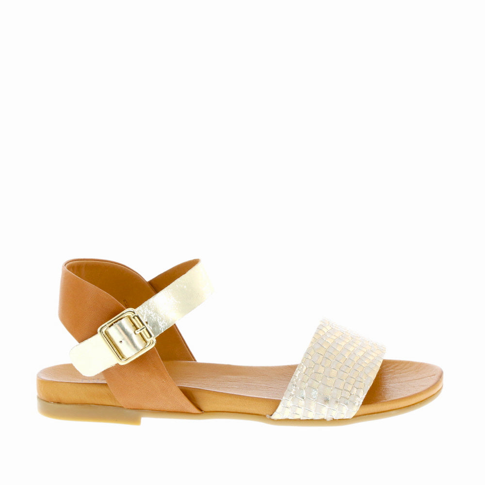 Rilassare 'Talaja' / Gold Croc/Tan